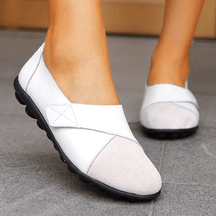 Sapatilha Ortopédica Feminina Loafer Couro - Frete Grátis Loja Rinove