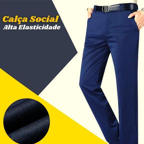 Calça Social Masculina Elastimax - Rinove Store